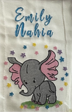 Elefante hermoso y colorido