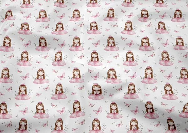 Tela Princesa Rosa 100% Algodón