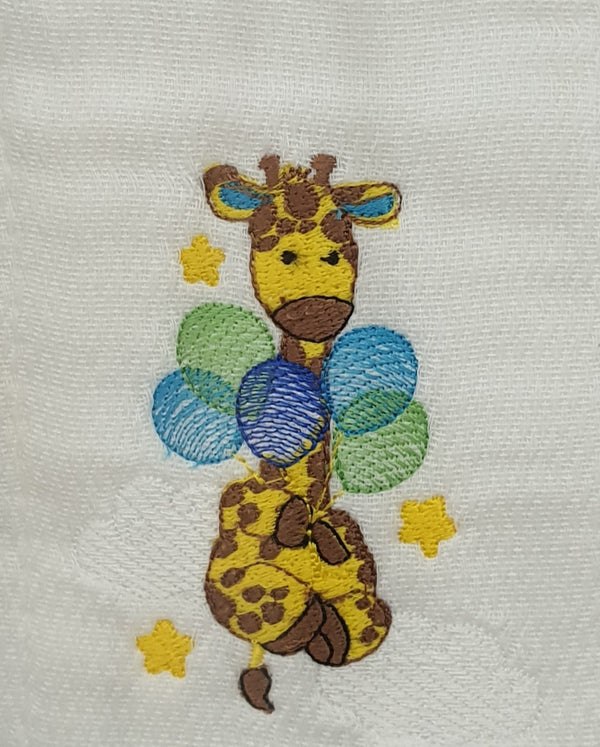 Giraffe with Balloons