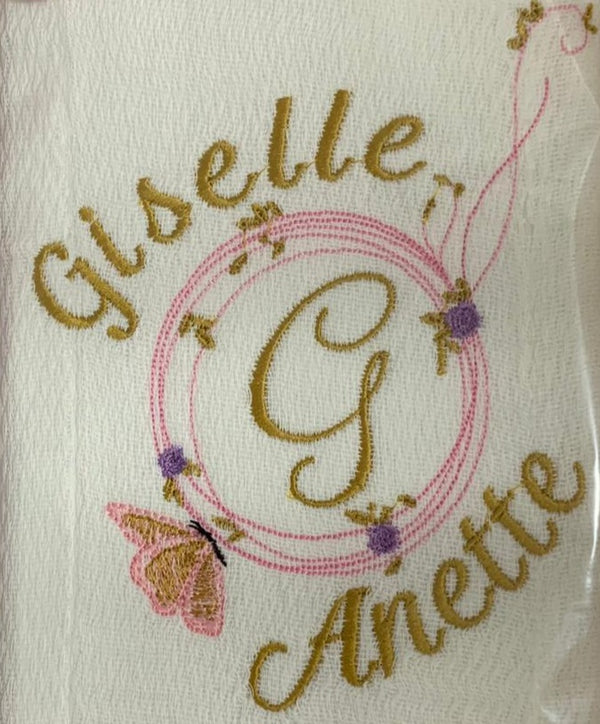 Cute Butterfly Monogram