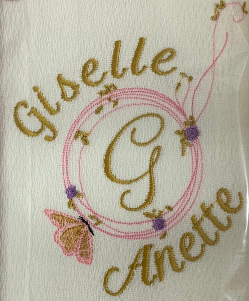 Cute Butterfly Monogram