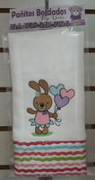 Rabbit and balloons