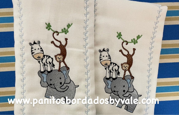 Jungle animals trio